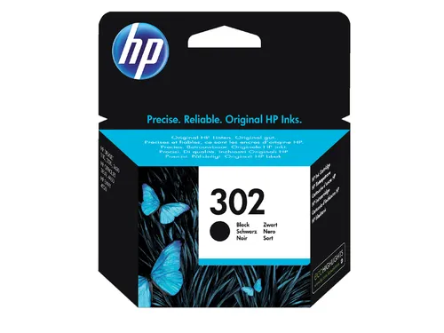 HP 302 Inktcartridge Zwart F6U66AE Origineel