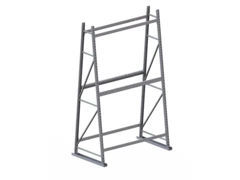 magazijnrek voor profielen,grondveld,tweezijdig,HxBxD 2500x1400x800mm