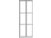 armoire multicases,HxlxP 1850x800x500mm,RAL7035,face avant RAL7035