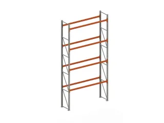 palletstelling,grondveld,HxBxD 5500x2700x800mm,vakl. 1500kg - 1