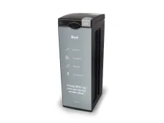 Bonton Afvalbak Original Rest met Dichte Deksel 70 Liter Zwart Grijs