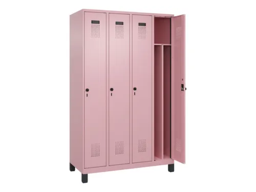 locker voor scheiding van kleding,HxBxD 1950x1200x500mm,4vak