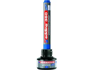 Whiteboardmarker edding 360 rond 1.5-3mm zwart blister - 6