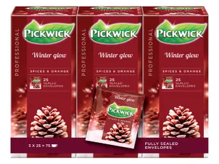 Zwarte Thee Pickwick winter glow 25x2 gr met envelop - 1