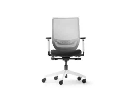 Dauphin Bureaustoel to-sync pro white hoge netrugleuning zwart