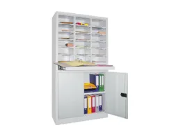 Postsorteerkast met Deuren 1950x1000x400mm 3x6 Vakken 1 Legbord