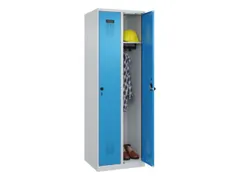 locker,HxBxD 1850x600x500mm,2vak,vak B 300mm,draaigrendel