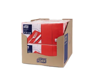 Tork 477417 Lunchservet Advanced Rood 33x33cm - 3