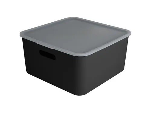 Sigma Home cube box 12,5L zwart - 31,3x31,3x15,7cm