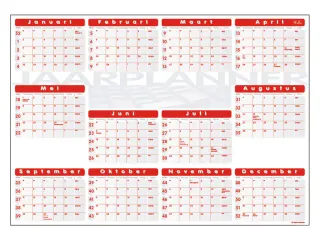 Jaarplankalender 2027 Quantore A1 84x57cm - 3