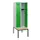 locker met bank,HxBxD 1950x600x815mm,2vak,vak B 300mm,draaigrendel