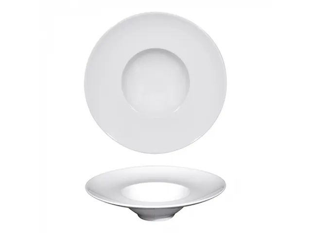 Voorgerecht/dessert Porselein Bord 28cm wit