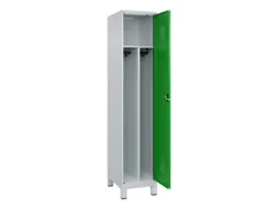 locker voor scheiding van kleding,HxBxD 1950x400x500mm,1vak