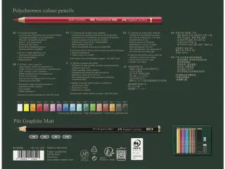 Tekenset Faber-Castell Polychromos en Pitt Grafiet Mat 23-delig - 4