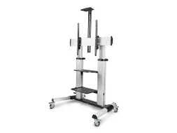 Verrijdbare TV standaard op wielen 60-100inch Flat Screens tot 100kg