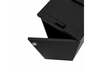 Modulaire Afvalbak met Deur en Zakhouder 85 liter Mat Zwart - 4