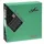 Infibra Servet I-0714 40x40cm 1/4 vouw 2-Laags Donker groen 1200 Stuks