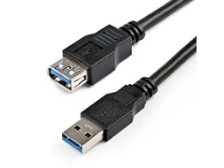 USB 3.0 Verlengkabel 2m A naar A 5Gbps Zwart M/F