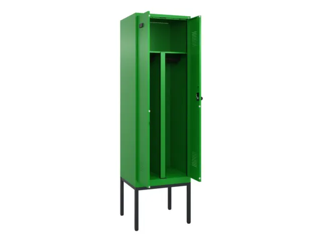 PBM-locker,HxBxD 2120x600x500mm,2vak,vak B 300mm,draaigrendel