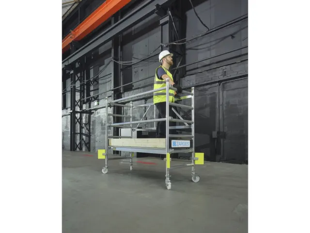 échafaudage pliant,mezzanine modulaire H 0,55m,lxP 1800x600mm