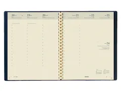 Agendavulling 2027 Brepols Concorde 7dagen/2pagina's crème