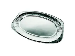 Cateringschaal aluminium 55cm doos 5x10 stuks