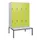 Dubbeldekse dekenkist,HxBxD 1950x1200x815mm,4x2vak.,vak B 300mm