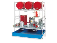 Complete Aanbieding Stapelframes 3X200L Roosterlegbord