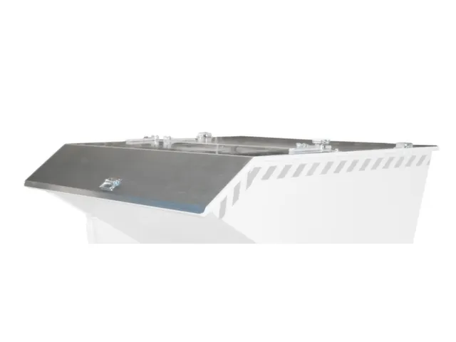 2-dlg. klapdeksel,staal,v. kiepbak 0,3m³,BxD 820x1300mm,verzinkt