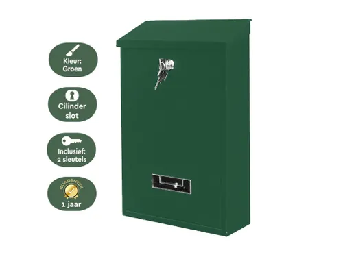 Brievenbus Basic Groen