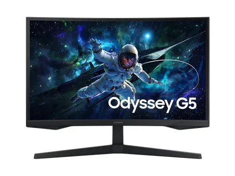 27 Inch Odyssey G5 G55C QHD 165Hz Curved Gaming Monitor