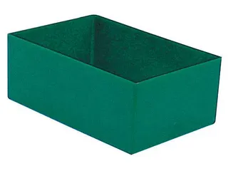 Inzetbak HxLxB 63x162x108mm Polystyreen Groen 50 stuks - 1