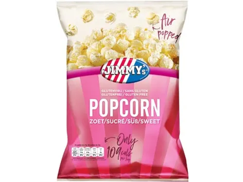 Popcorn, zoet, zak van 27 g
