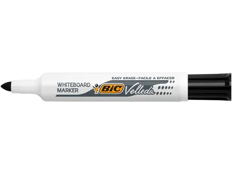 Viltstift Bic Velleda 1711 whiteboard rond large zwart