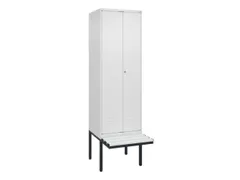 locker voor scheiding van kleding,HxBxD 2120x600x815mm,2vak