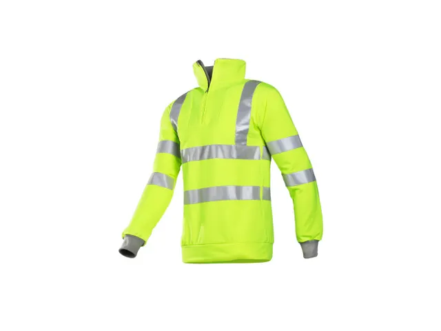 Sioen Bindal hi-viz sweater, fluo geel, maat M, per stuk