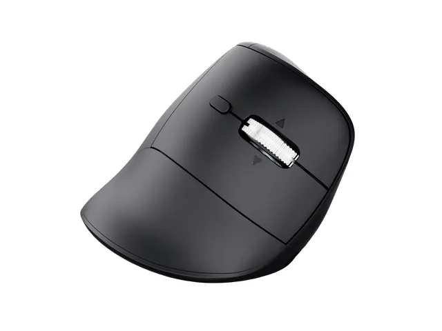 Ergonomische muis Trust hyperscrol Vyran draadloos zwart