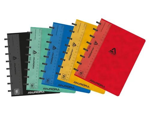 Schrift Adoc Classic A5 ruit 4x8mm 144 pagina's 90gr assorti