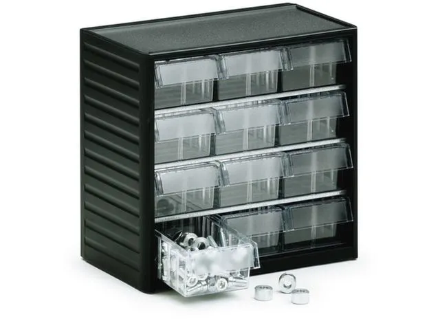 Magazijnunit Pp-Behuizing 290x310x180mm 12 Laden Maat 4