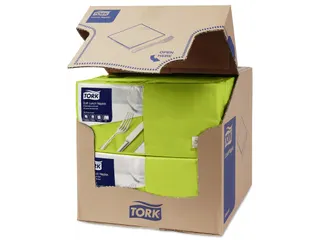 Tork 477860 Soft Lunchservet Advanced Limoen 33x33cm - 2