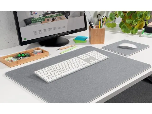 Tapis de souris EYE STYLE gris clair/noir 250x200x7mm