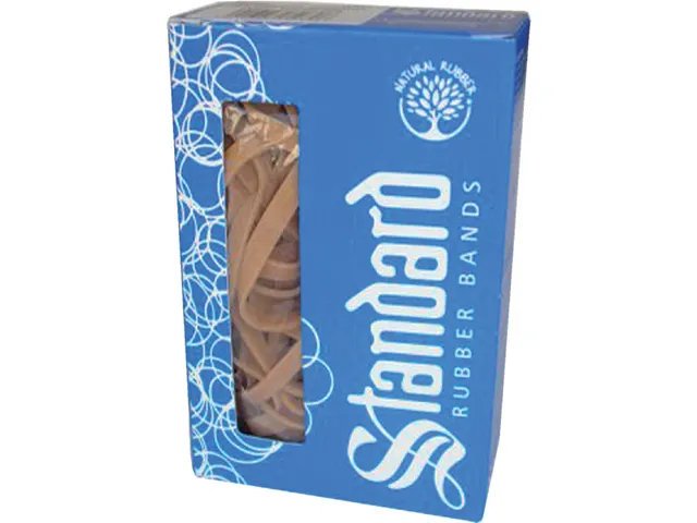 Elastiek Standard Rubber Bands 64 90x5mm 100gr 85 stuks bruin