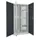 verticale kast,HxBxD 1950x1000x600mm,RAL7035,front RAL7016