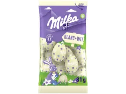 Milka paaseitjes 81g melk wit