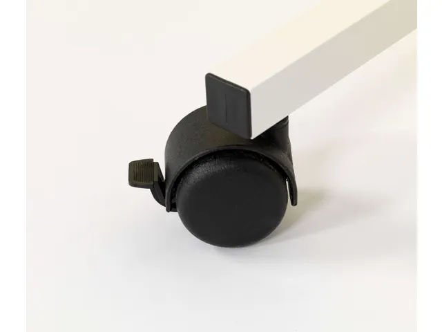 Dubbelzijdig Whiteboard 120x180cm Mobiel Emaille Wit Profiel