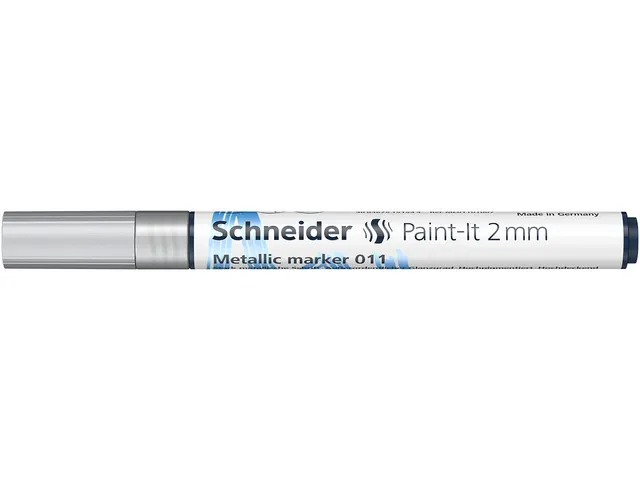 Metallic marker Schneider Paint-It 011 2mm zilver metallic
