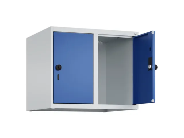 opzetkast,v. locker,2vak.,vak B 300mm,HxBxD 500x600x500mm,vleugeldeur