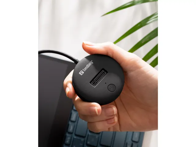 Usb 3.2 Dock M.2+Nvme Ssd 136-47 zwart