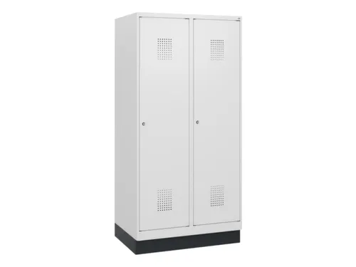 schoollocker,HxBxD 1630x800x500mm,2vak,vak B 400mm,cil.-slot,sokkel