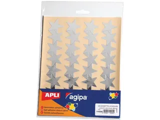 Metallic Stickers Blister Met 128 Stuks Goud En Zilver - 1